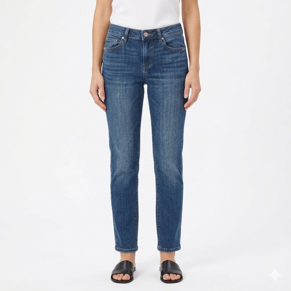 Liverpool Los Angeles Marley Girlfriend Eco Jeans Size 6/28 - Picture 1 of 12